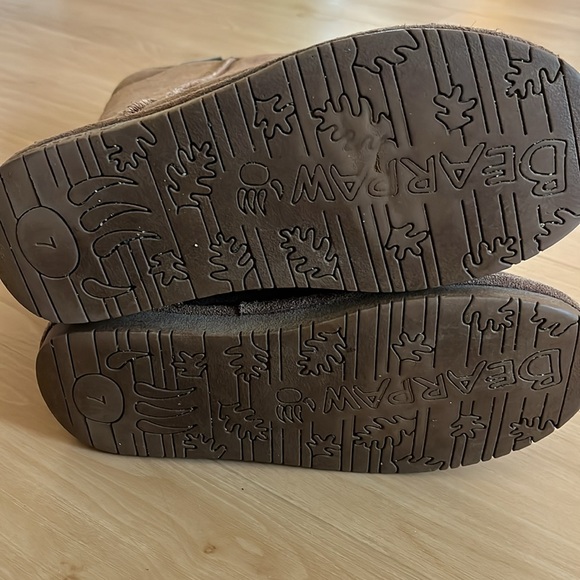 BEARPAW WOMENS EMMA TALL CLASSIC SUEDE SLIPON BOOTS COMFORTABLE WINTER BOOT SZ 7 - Picture 11 of 14